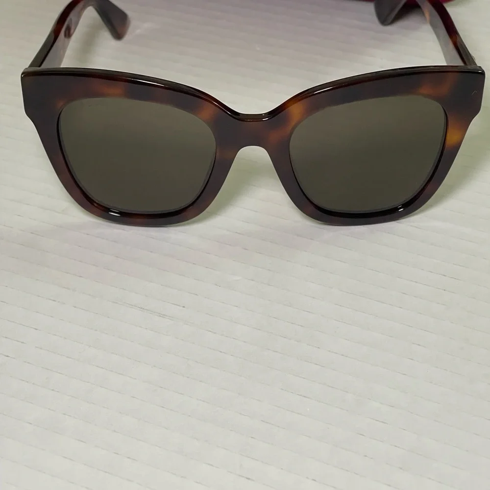 GUCCI SUNGLASSES GG 0029SA 002 HAVANA/BROWN - Picture 6 of 13